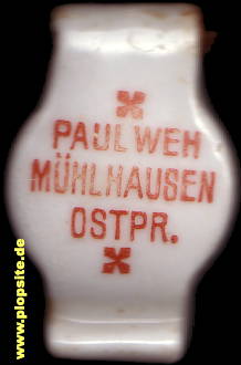 BŸügelverschluss aus: Brauerei Paul Weh, Mühlhausen i. Ostpr., Młynary, Polen