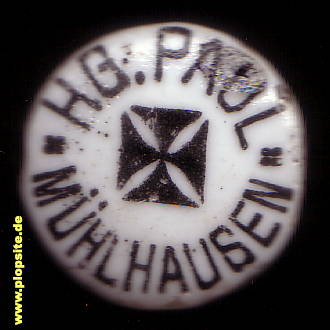 Bügelverschluss aus: Brauerei Hugo Paul, Mühlhausen / Thüringen, Deutschland