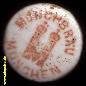 Picture of a ceramic Hutter stopper from: Münchbräu, München, Germany