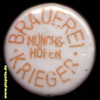 BŸügelverschluss aus: Brauerei Krieger, Münchshöfen, Deutschland