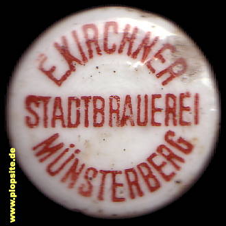 Bügelverschluss aus: Stadtbrauerei Ernst Kirchner, Münsterberg, Ziębice, Polen