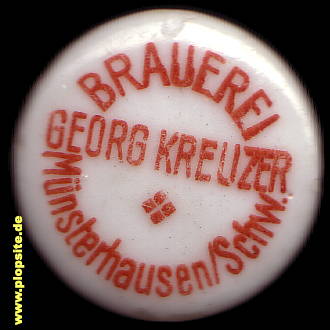 BŸügelverschluss aus: Brauerei Kreuzer, Münsterhausen, Deutschland