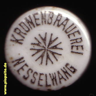 Bügelverschluss aus: Kronenbrauerei, Nesselwang, Deutschland