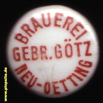 BŸügelverschluss aus: Brauerei Gebrüder Götz, Neuötting, Deutschland