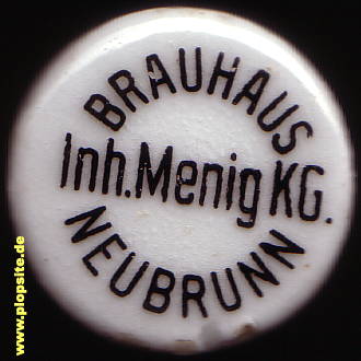 Bügelverschluss aus: Brauhaus Menig KG, Neubrunn / Ufr., Deutschland