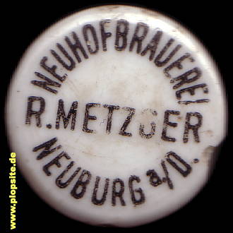 Bügelverschluss aus: Neuhofbrauerei Metzger, Neuburg / Donau, Deutschland