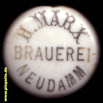BŸügelverschluss aus: Brauerei Hermann Marx, Neudamm, Dębno, Polen