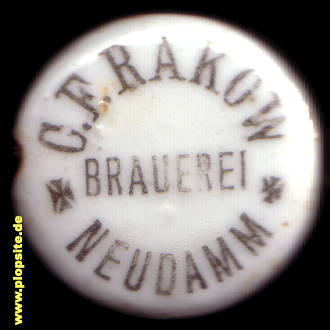 BŸügelverschluss aus: Brauerei C.F. Rakow, Neudamm, Dębno, Polen