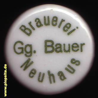 Bügelverschluss aus: Brauerei Bauer, Neuhaus / Pegnitz, Deutschland