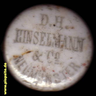 Bügelverschluss aus: Brauerei D.H. Hinselmann & Co, Neumünster, Neemünster, Deutschland