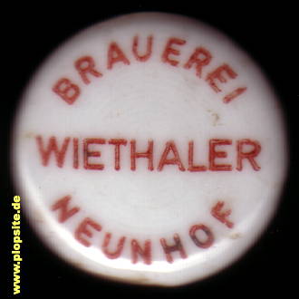 BŸügelverschluss aus: Brauerei Goldene Krone Wiethaler, Neunhof, Lauf / Pegnitz, Deutschland
