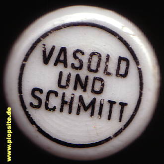 Bügelverschluss aus: Brauerei Vasold & Schmitt, Neunkirchen / Brand, Deutschland