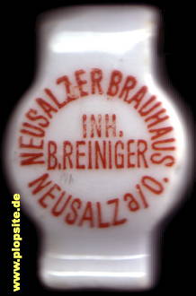 Bügelverschluss aus: Brauhaus B. Reiniger, Neusalz, Nowa Sól, Polen