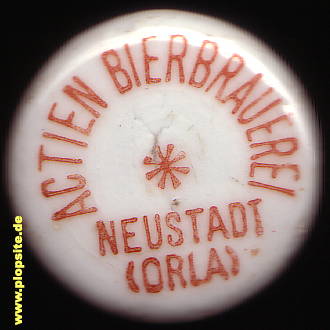 BŸügelverschluss aus: Actien Bierbrauerei, Neustadt / Orla, Deutschland