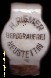 Bügelverschluss aus: Bergbrauerei Hermann Riemer, Neustettin, Szczecinek, Polen