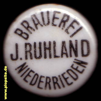 Bügelverschluss aus: Brauerei Ruhland, Niederrieden, Deutschland