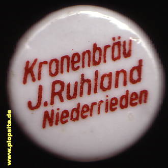 Bügelverschluss aus: Kronenbräu Ruhland, Niederrieden, Deutschland