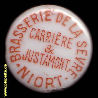 BŸügelverschluss aus: Brasserie de la Severe Carrière & Justamont, Niort, Frankreich