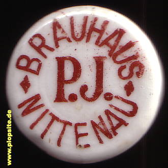 Picture of a ceramic Hutter stopper from: Brauhaus, Nittenau, Germany
