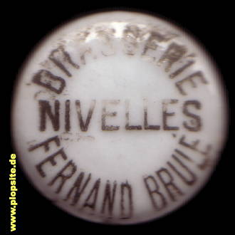 Bügelverschluss aus: Brasserie Brûlé, Nivelles, Nijvel, Belgien