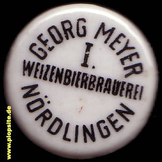 Bügelverschluss aus: Erste Weizenbierbrauerei Georg Meyer, Nördlingen, Deutschland