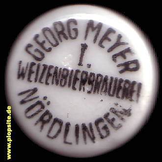 Bügelverschluss aus: Erste Weizenbierbrauerei Georg Meyer, Nördlingen, Deutschland