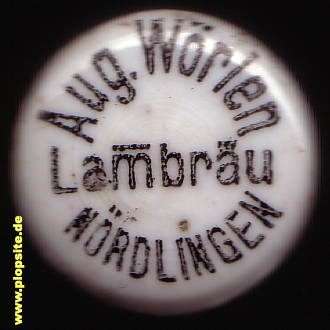 Bügelverschluss aus: Lammbräu August Wörlen, Nördlingen, Deutschland