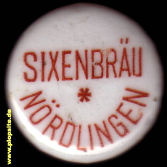 Bügelverschluss aus: Sixenbräu, Nördlingen, Deutschland