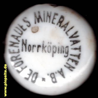 Bügelverschluss aus: De Förenade Bryggerier & Mineralvatten AB, Norrköping, Schweden