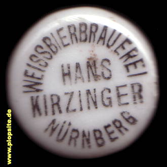 BŸügelverschluss aus: Weißbierbrauerei Kirzinger, Nürnberg, Deutschland