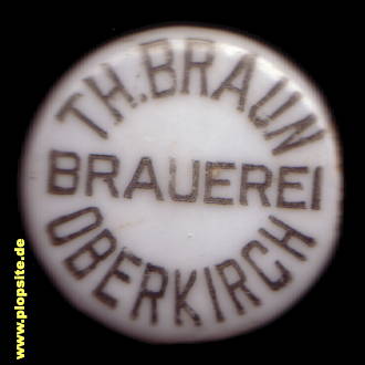 BŸügelverschluss aus: Brauerei Braun, Oberkirch Baden, Deutschland