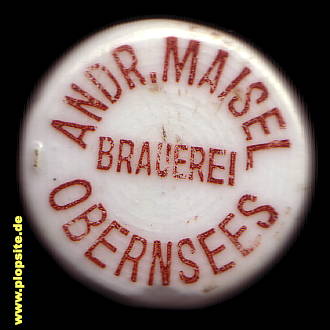 Bügelverschluss aus: Brauerei Maisel, Obernsees, Deutschland