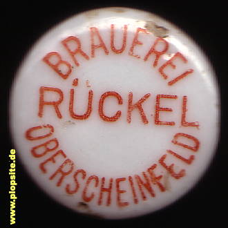 BŸügelverschluss aus: Brauerei Rückel, Oberscheinfeld, Deutschland