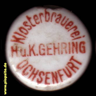 Bügelverschluss aus: Klosterbrauerei Gehring, Ochsenfurt, Deutschland