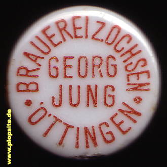 Bügelverschluss aus: Brauerei zum Ochsen, Georg Jung, Oettingen, Öttingen, Deutschland