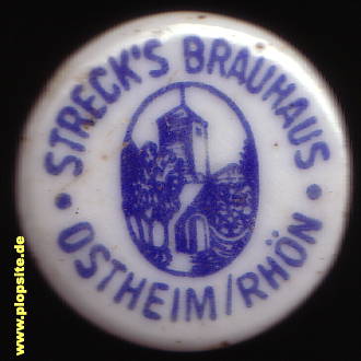 Bügelverschluss aus: Streck's Brauhaus, Ostheim / Röhn, Deutschland