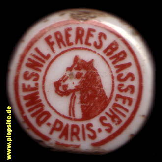 Obraz porcelany z: Brasserie Dumesnil Frères & Cie., Paris, Francja