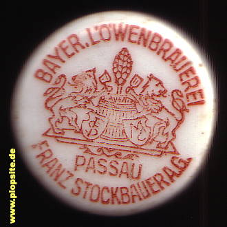 Bügelverschluss aus: Bayerische Löwenbrauerei Stockbauer AG, Passau, Deutschland