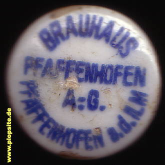 Bügelverschluss aus: Brauhaus AG, Pfaffenhofen / Ilm, Deutschland