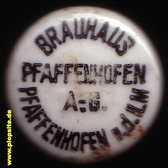 Bügelverschluss aus: Brauhaus AG, Pfaffenhofen / Ilm, Deutschland