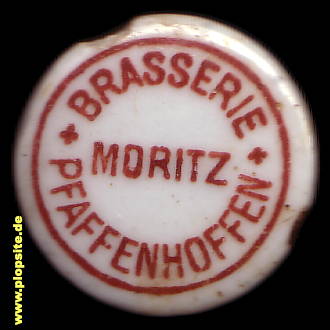 BŸügelverschluss aus: Brasserie Jacques Moritz, Pfaffenhoffen / Elsass, Pfaffenhofen, Pfaffhoffe, Frankreich