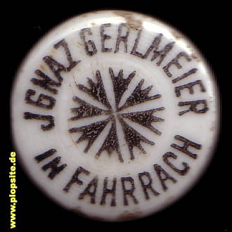 Bügelverschluss aus: Brauerei Gerlmeier, Pfaffing - Fahrrach, Deutschland