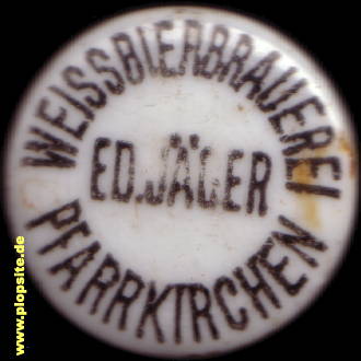 Bügelverschluss aus: Weißbierbrauerei Ed. Jäger, Pfarrkirchen, Deutschland