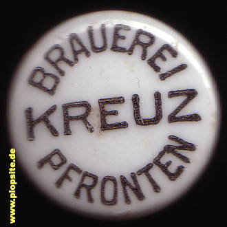 Bügelverschluss aus: Brauerei zum Kreuz, Pfronten, Deutschland
