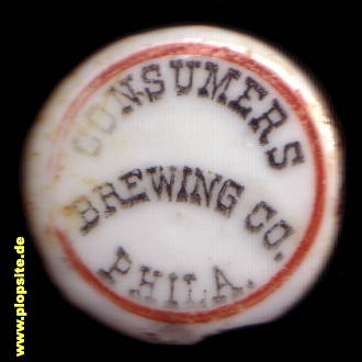 Bügelverschluss aus: Consumers Brewing Co., Philadelphia, PA, USA