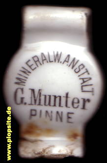 Bügelverschluss aus: Brauerei Mineralwasser-Anstalt Munter, Pinne, Pniewy, Polen