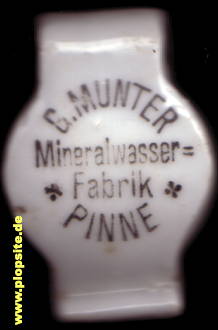 Bügelverschluss aus: Brauerei Mineralwasser Anstalt Gabriel Munter, Pinne, Pniewy, Polen