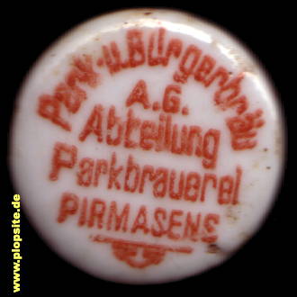 Bügelverschluss aus: Park & Bürgerbräu AG, Pirmasens, Deutschland