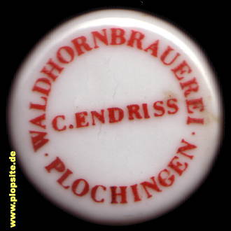 Bügelverschluss aus: Waldhornbrauerei, C. Endriss, Plochingen, Deutschland