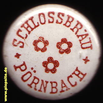 Picture of a ceramic Hutter stopper from: Schloßbrauerei, Pörnbach, Germany